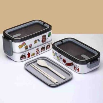 Lunch Box doble con stickers