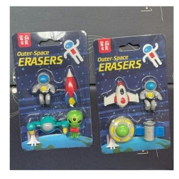 Set de gomas espaciales