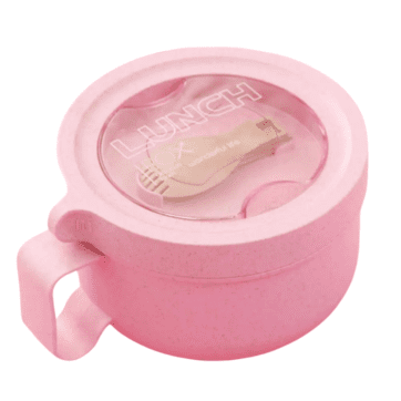 Lunch Box redondo Rosado