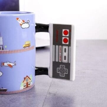 Tazón gamer diseño Nintendo clásico