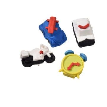 Set de gomas transporte